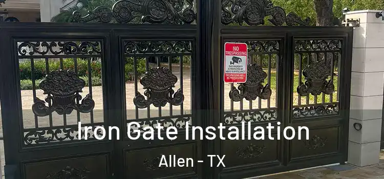 Iron Gate Installation Allen - TX