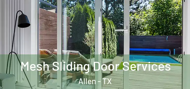 Mesh Sliding Door Services Allen - TX